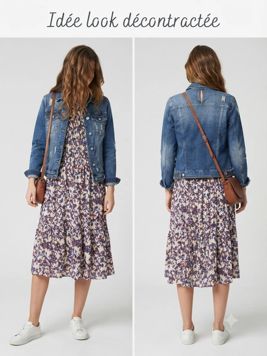 🌸Geplooide zomerjurk met bloemenpatroon Pull & Bear – Maat L (40) – 100% Viscose – photo 6